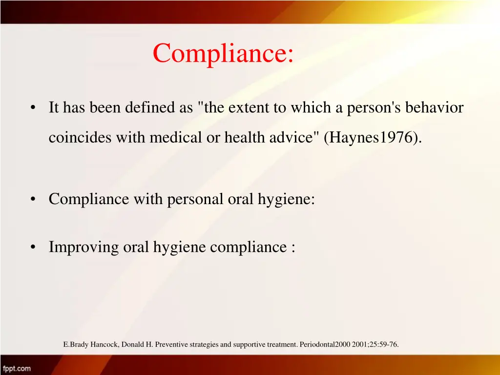 compliance