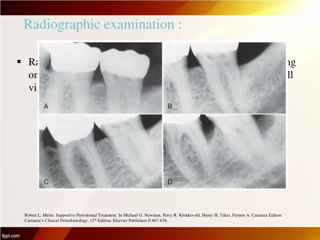 radiographic examination