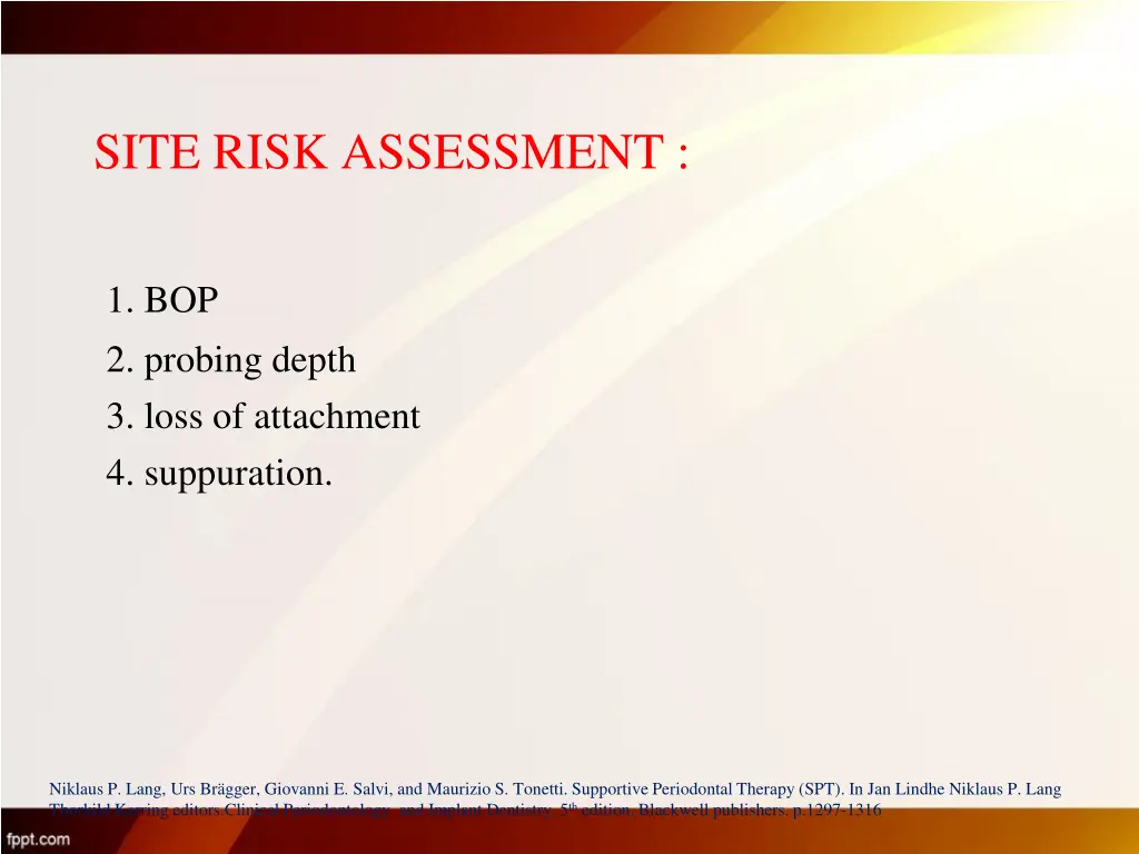 site risk assessment 1 bop 2 probing depth 3 loss