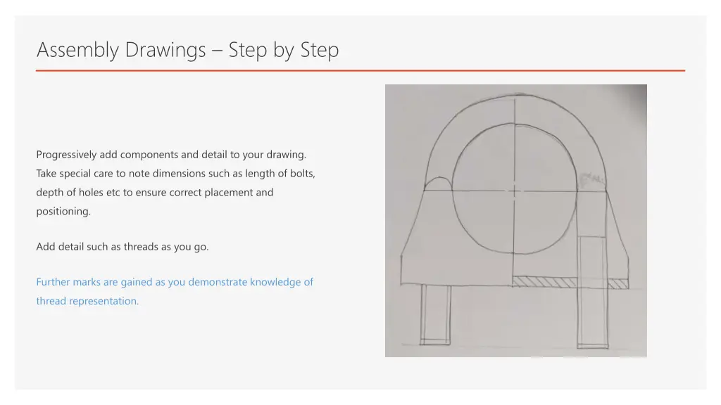 assembly drawings step by step 2