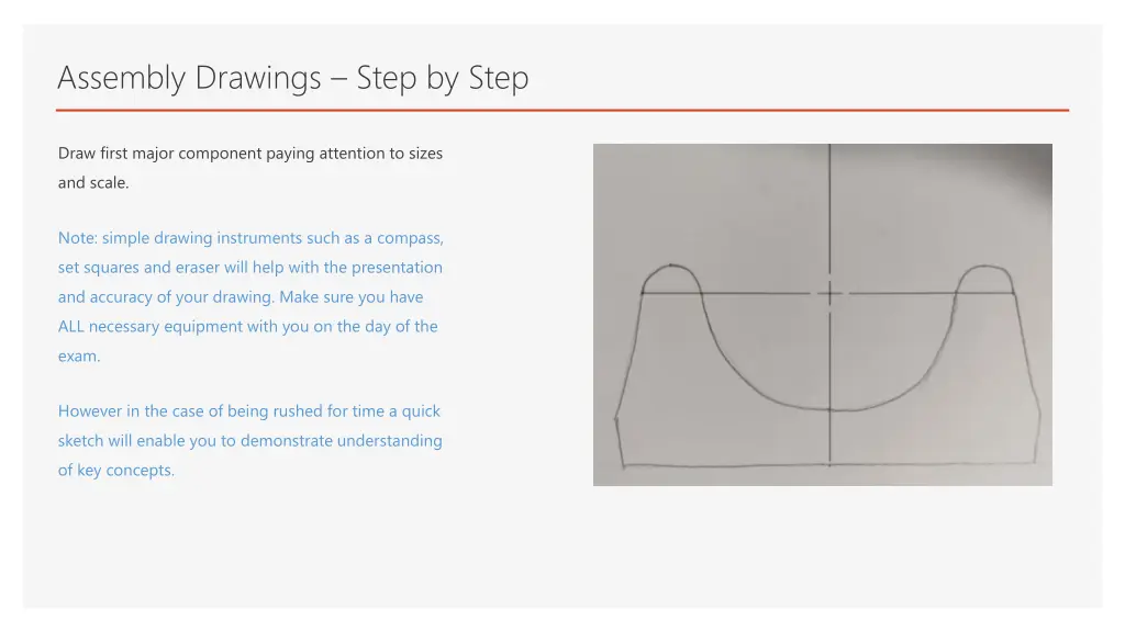 assembly drawings step by step