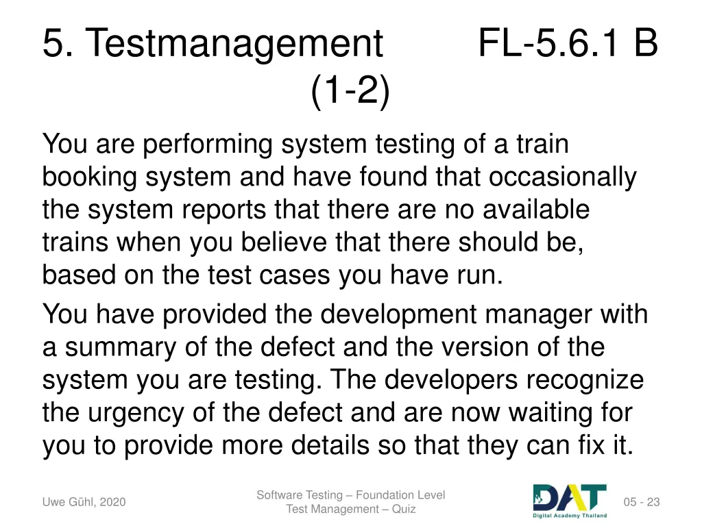 5 testmanagement 6