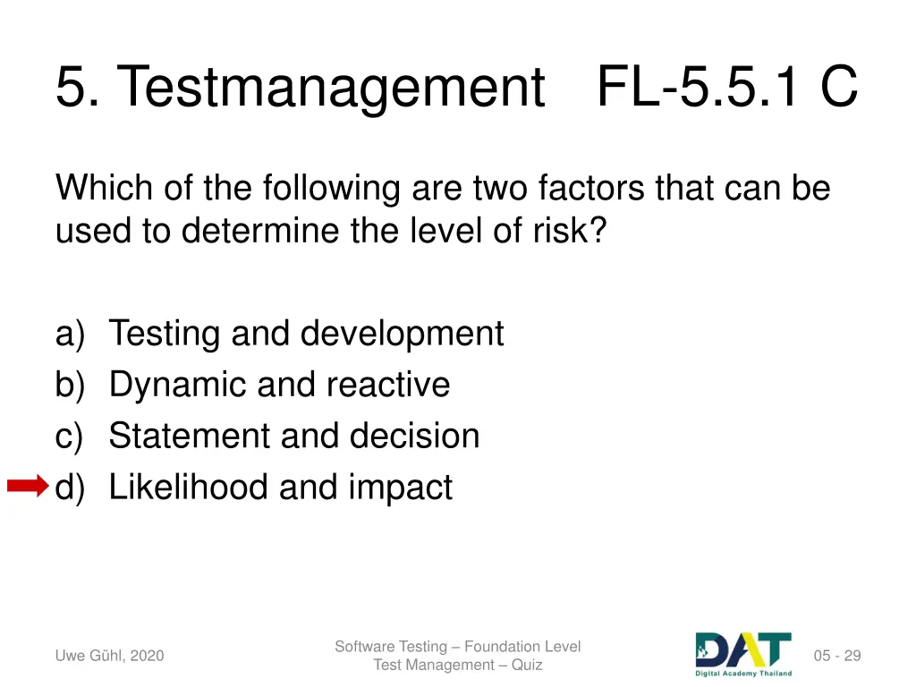 5 testmanagement fl 5 5 1 c