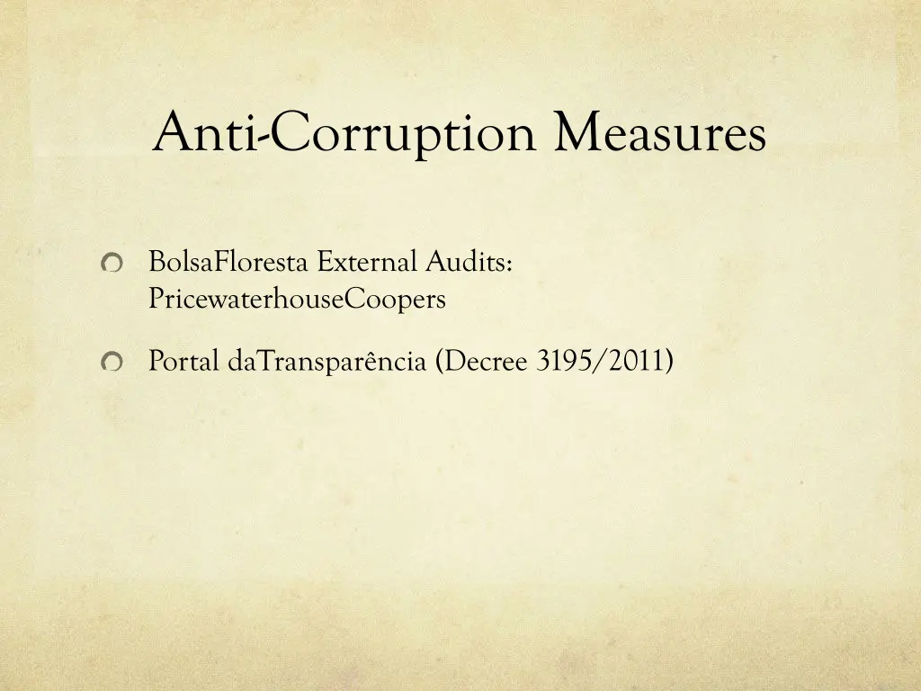 anti corruption measures