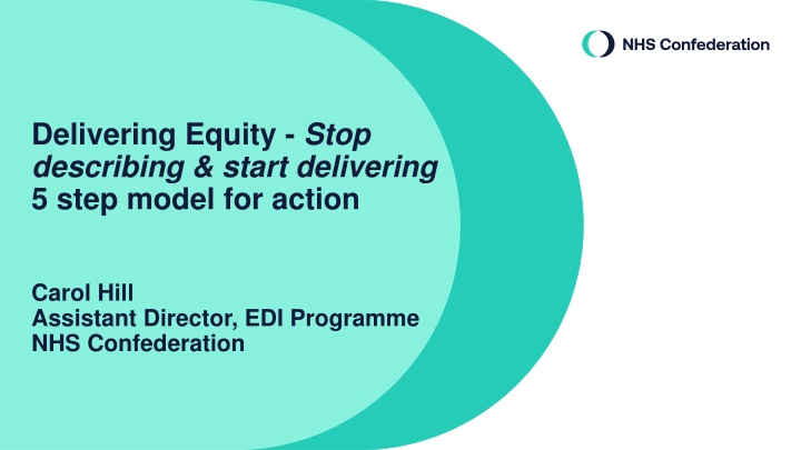 delivering equity stop describing start