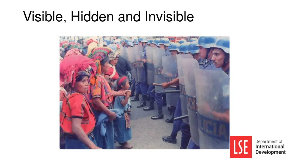 visible hidden and invisible