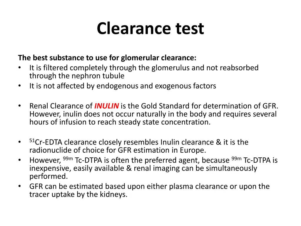 clearance test 2