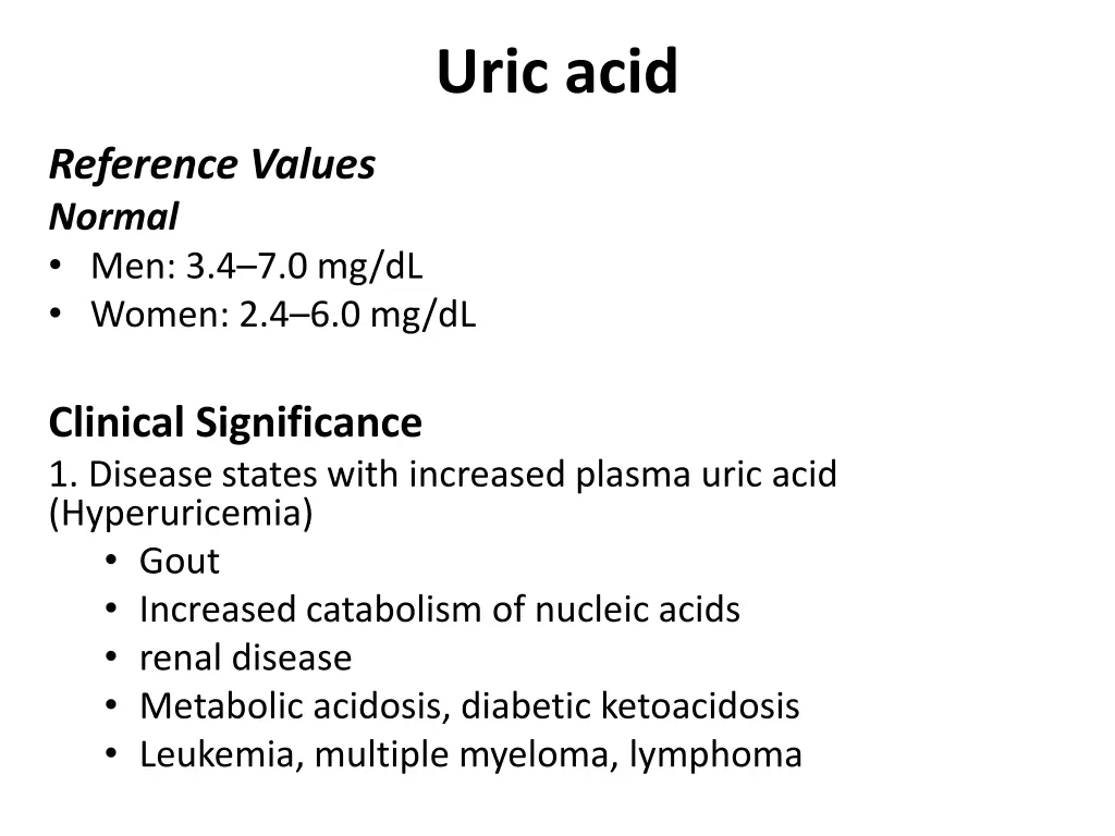 uric acid 3