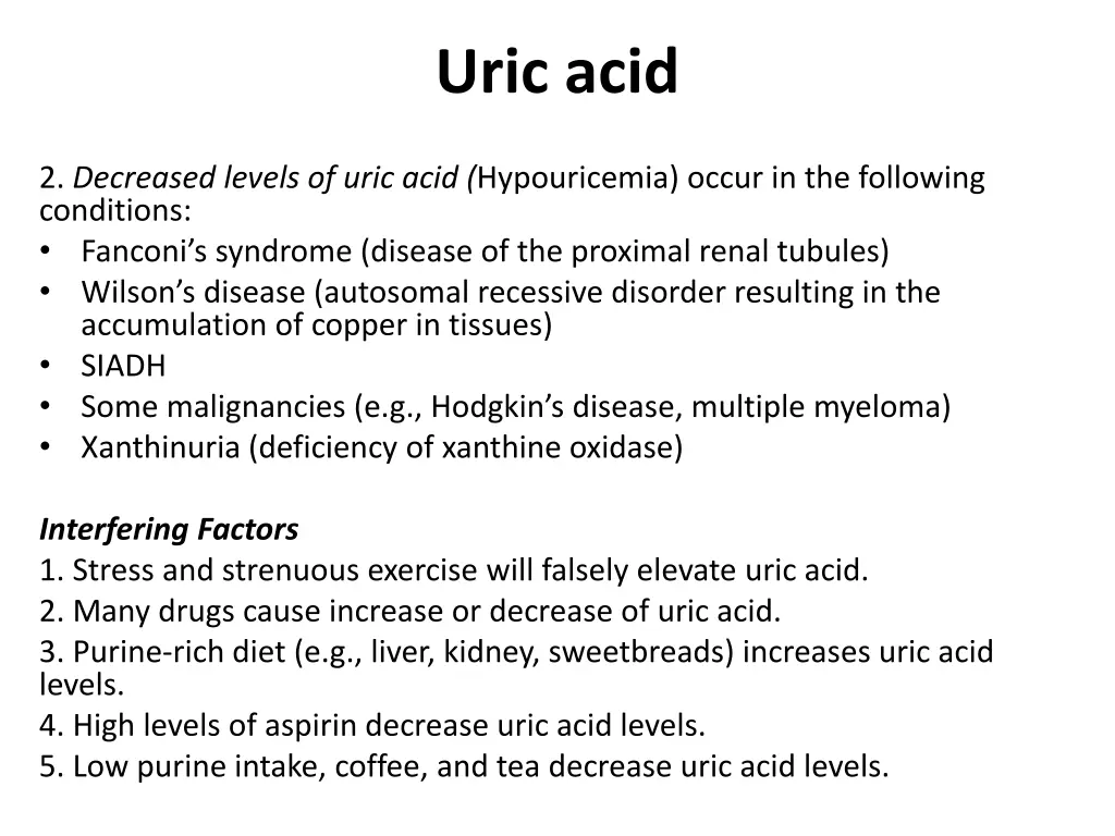 uric acid 4