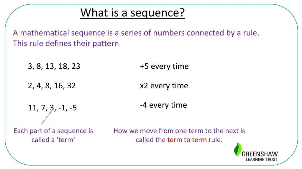 what is a sequence