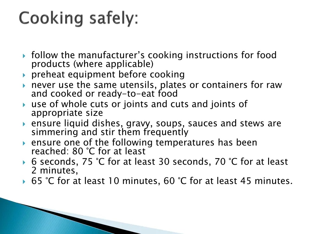 follow the manufacturer s cooking instructions