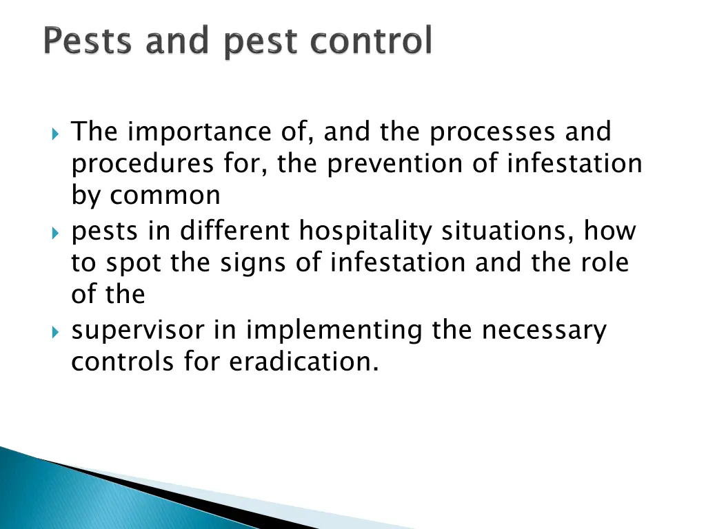 the importance of and the processes