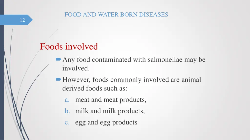 food and water born diseases 11