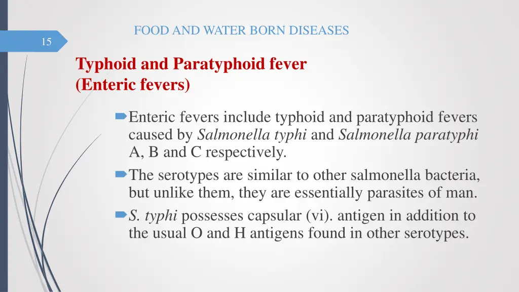 food and water born diseases 14