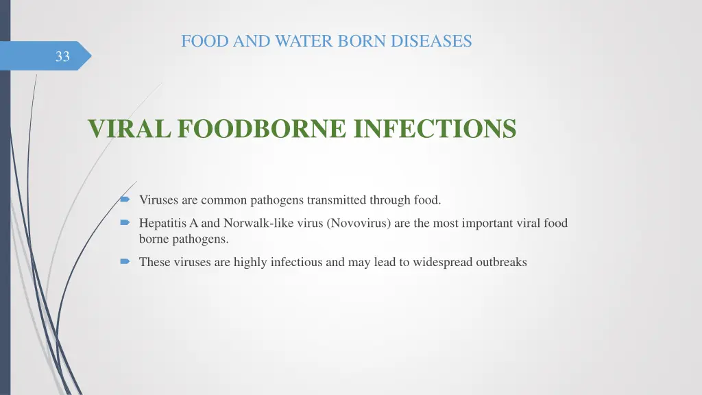 food and water born diseases 32