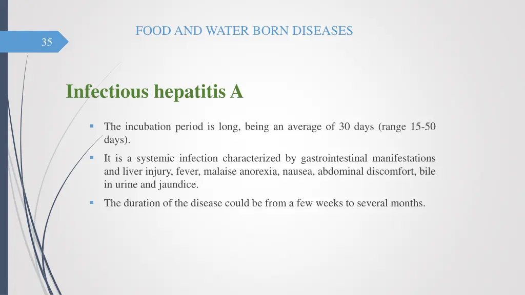 food and water born diseases 34