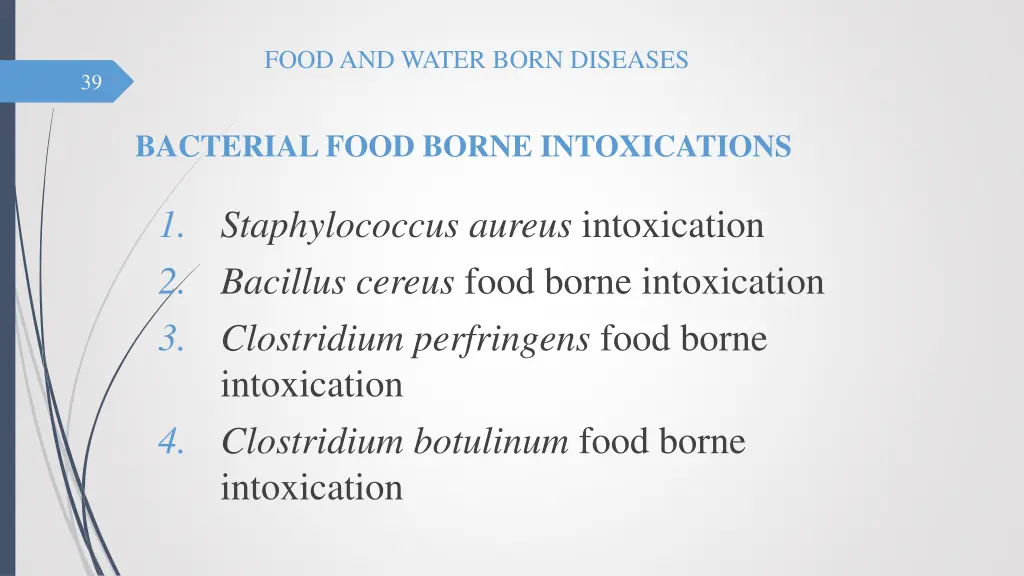 food and water born diseases 38