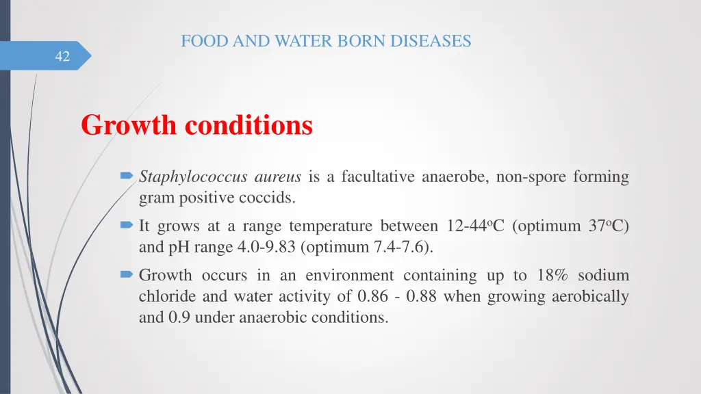 food and water born diseases 41