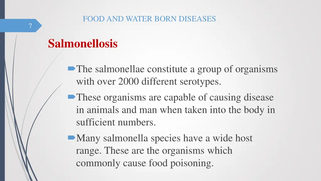 food and water born diseases 6