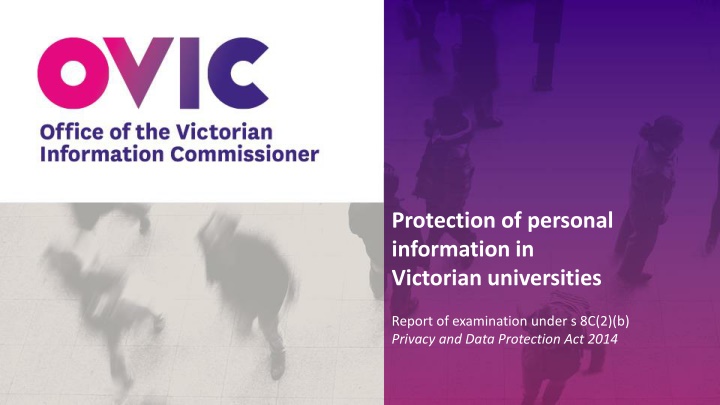 protection of personal information in victorian