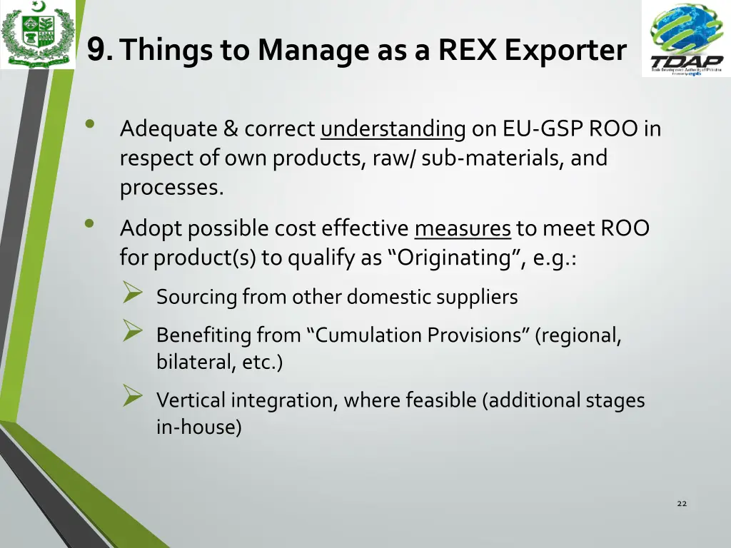 9 things to manage as a rex exporter