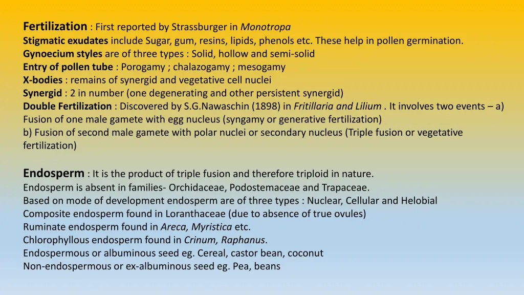 fertilization first reported by strassburger