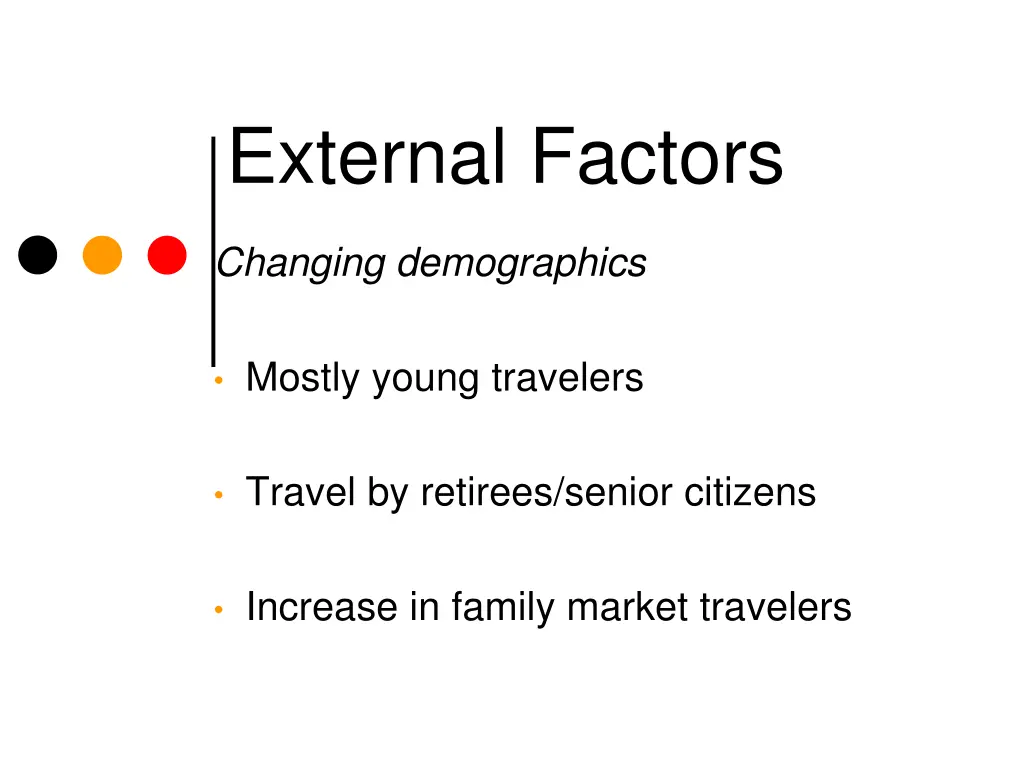 external factors