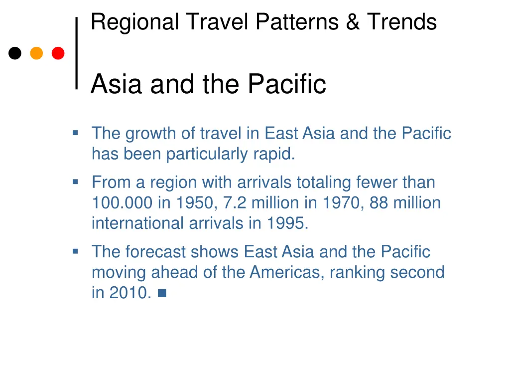 regional travel patterns trends 2