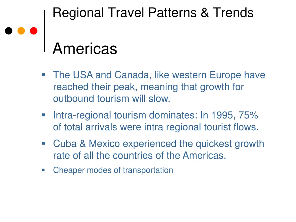 regional travel patterns trends 4