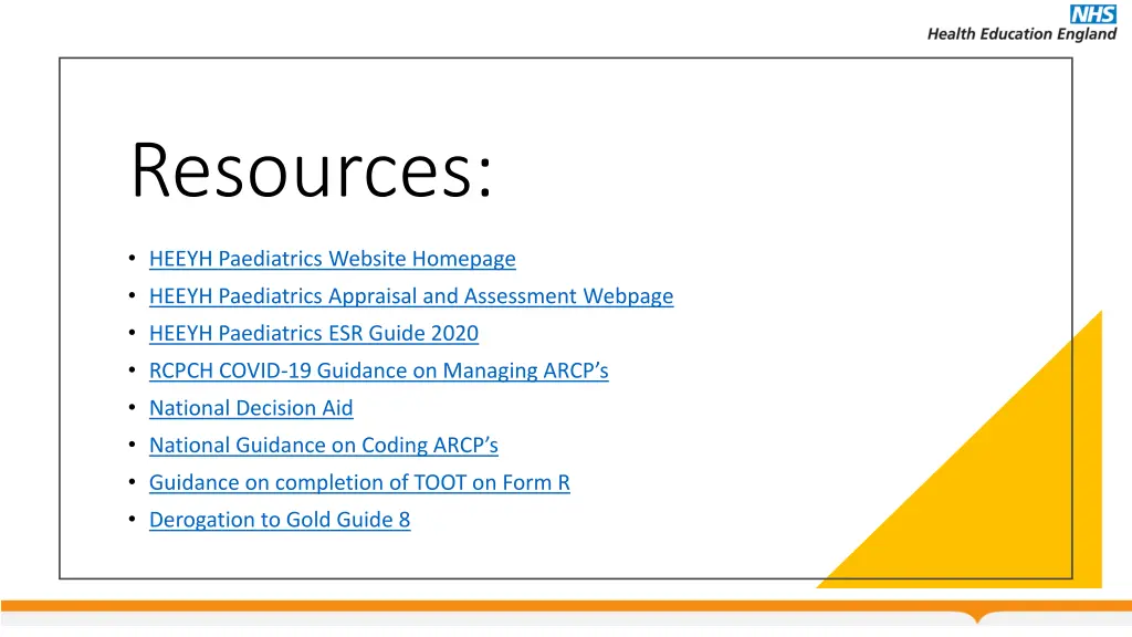 resources