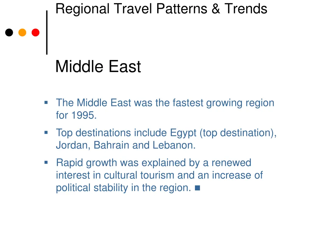 regional travel patterns trends 5