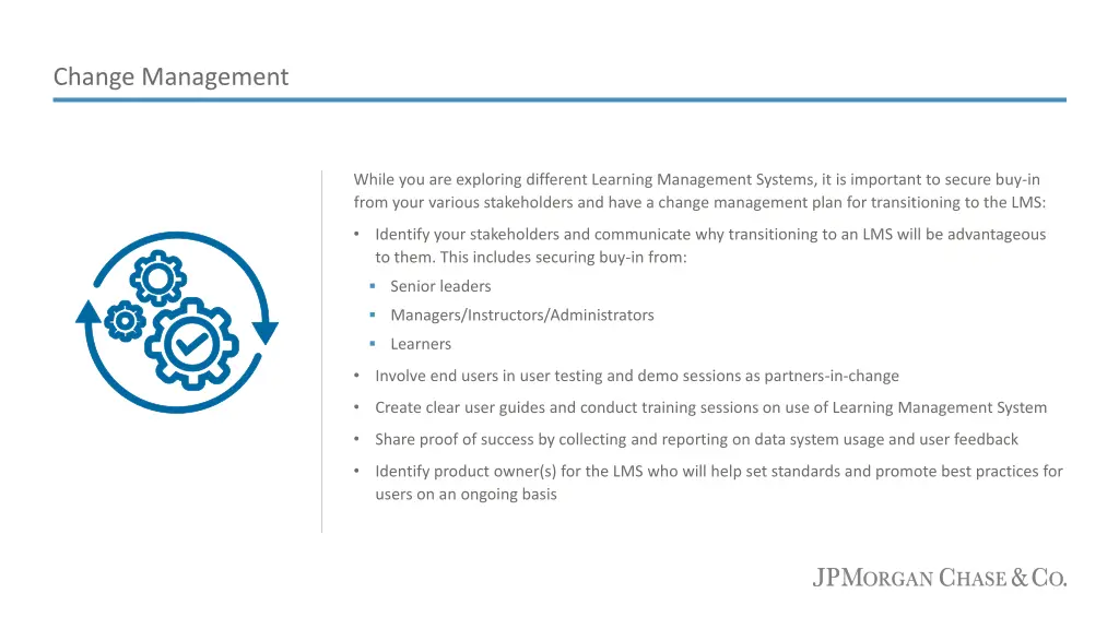 change management