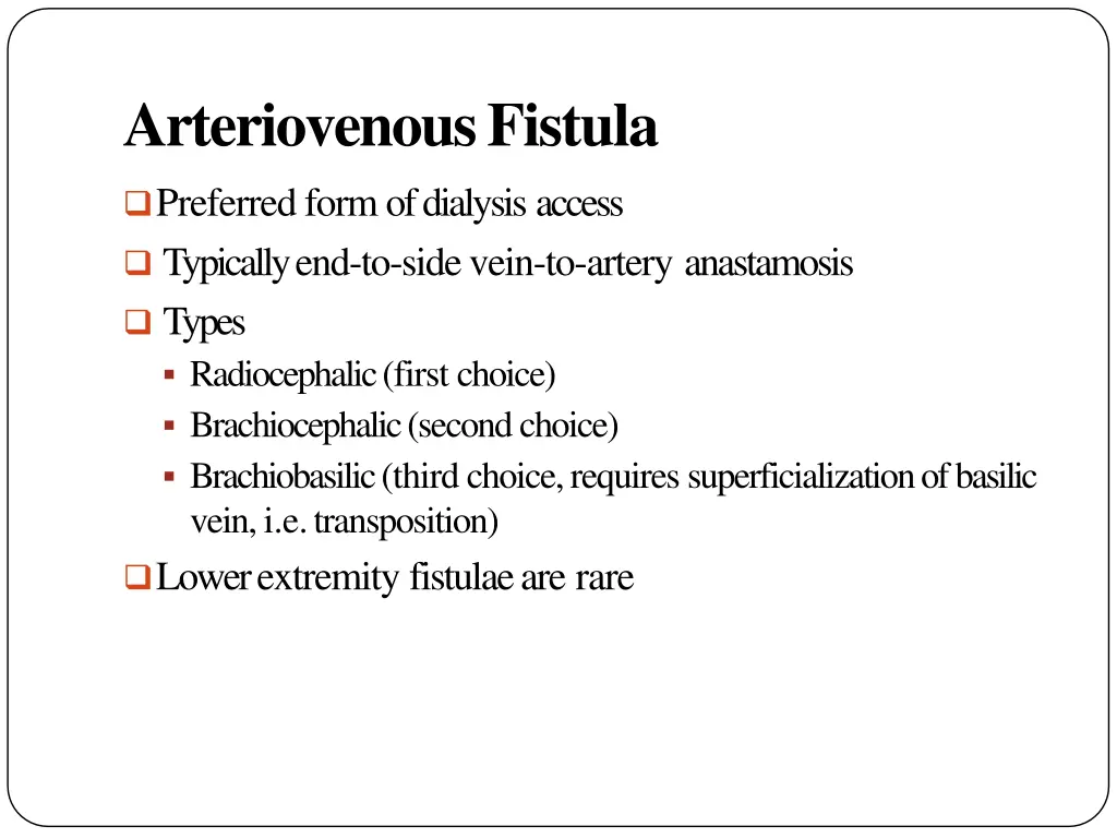 arteriovenousfistula