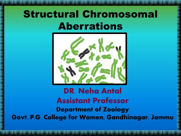 structural chromosomal aberrations