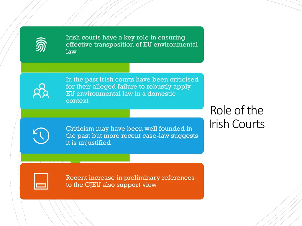 irish courts have a key role in ensuring