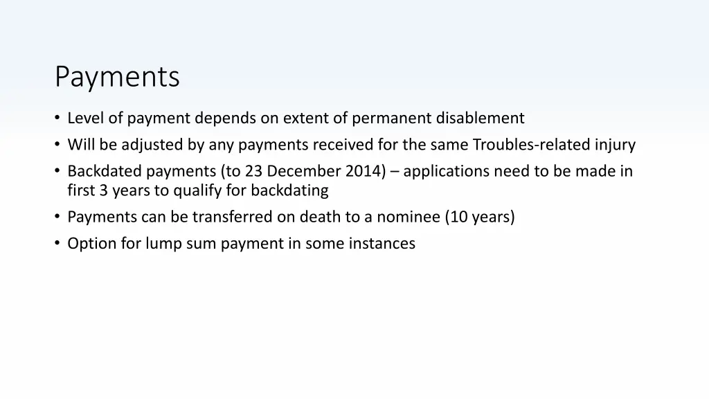 payments