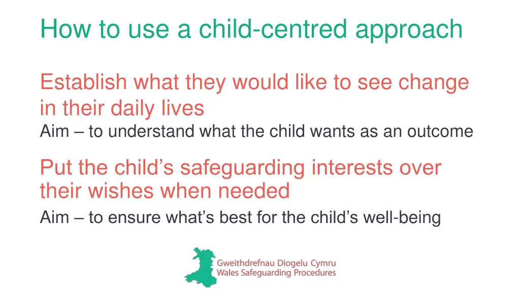 how to use a child centred approach 2