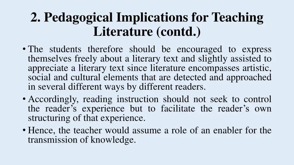 2 pedagogical implications for teaching 6