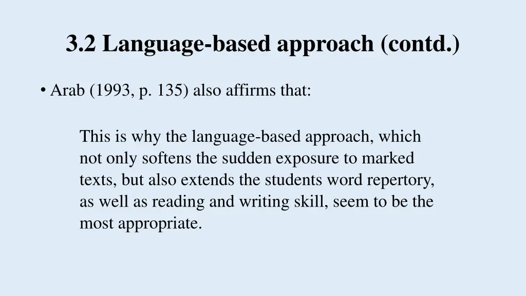 3 2 language based approach contd 1