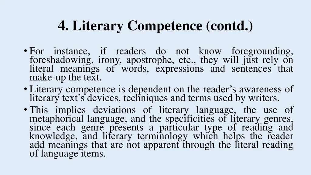 4 literary competence contd 4