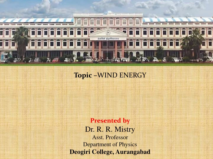 topic wind energy