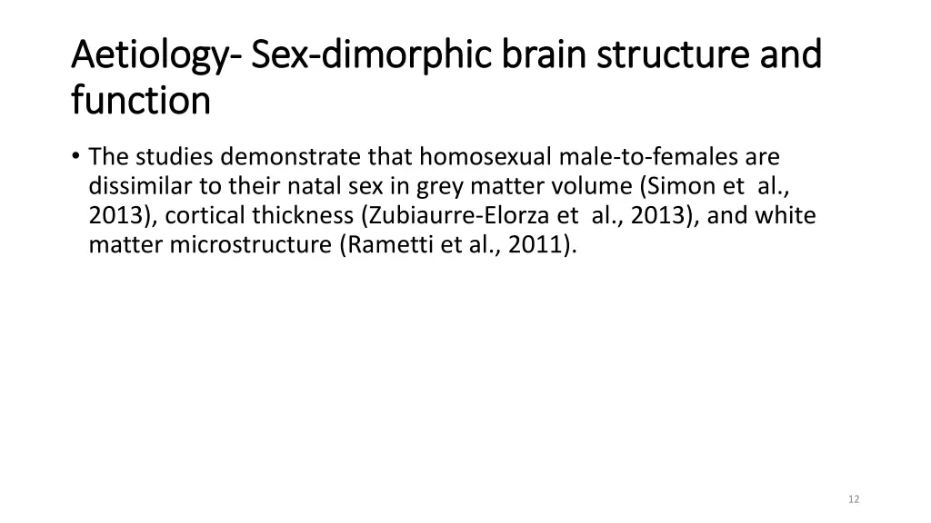 aetiology aetiology sex function function