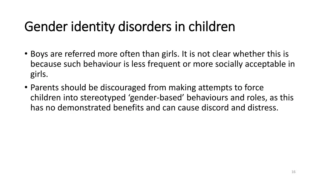 gender identity disorders in children gender 1