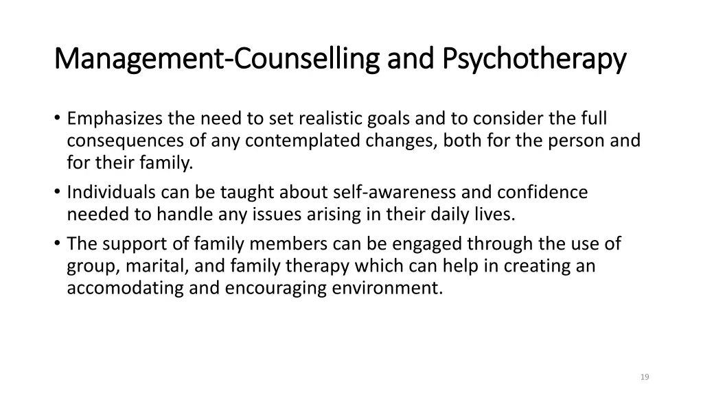 management management counselling