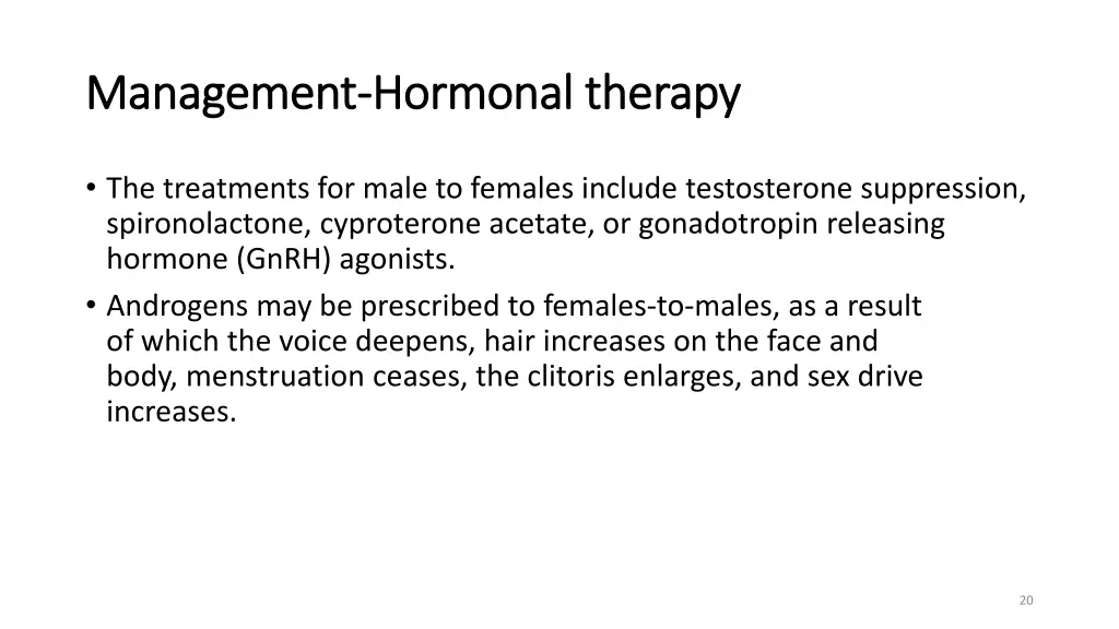 management management hormonal therapy hormonal