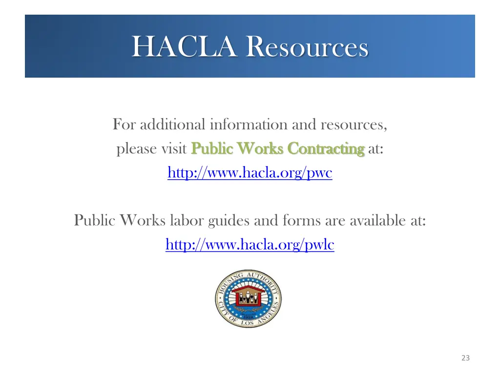 hacla resources