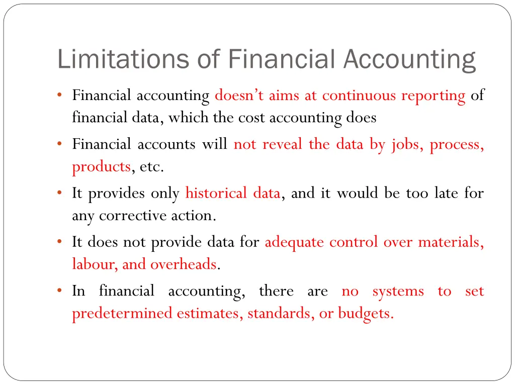 limitations of financial accounting