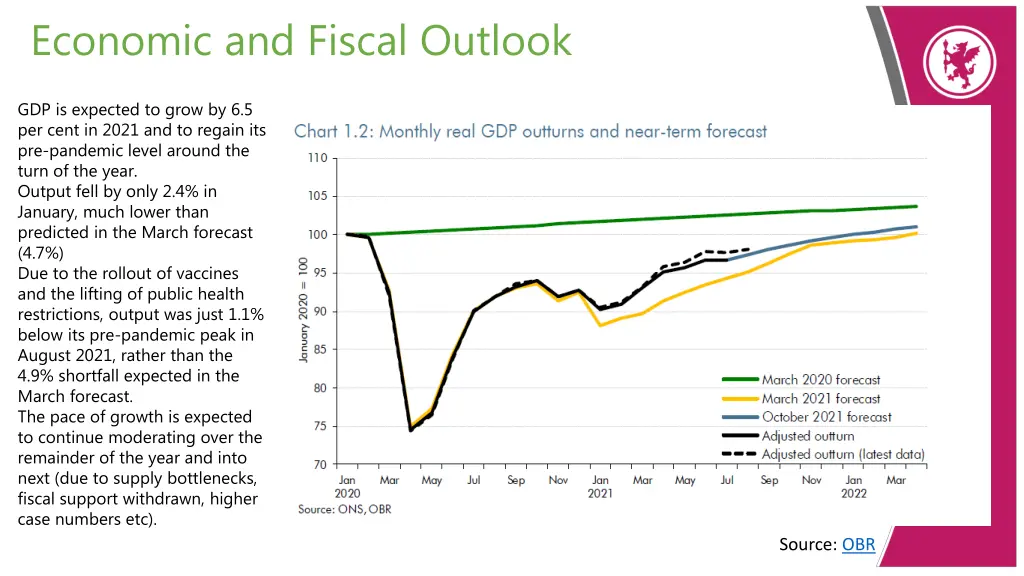 economic and fiscal outlook 1