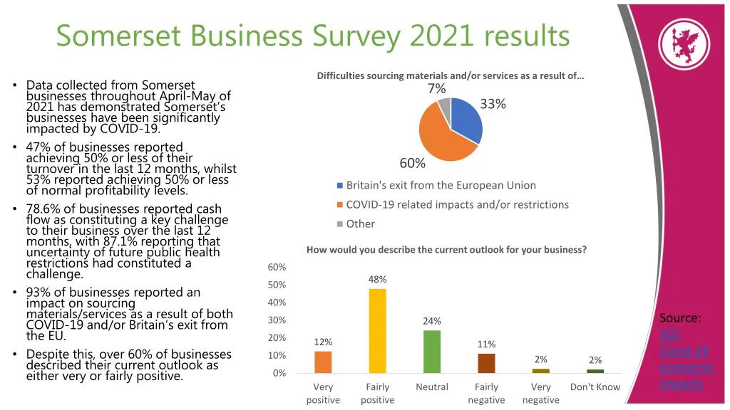 somerset business survey 2021 results