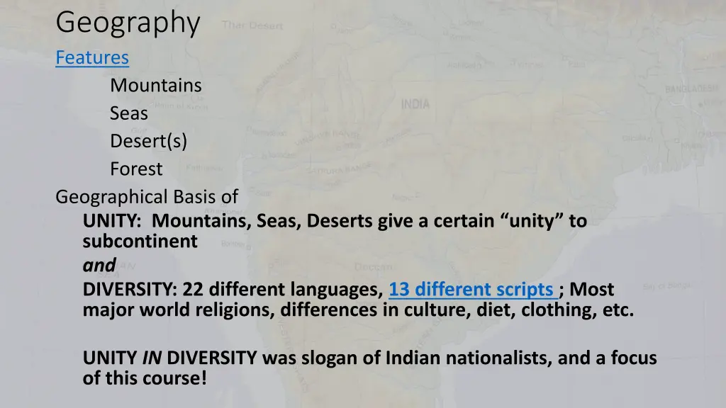 geography features mountains seas desert s forest